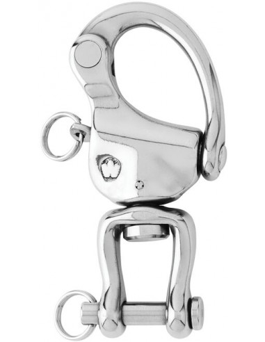 Wichard moschettone HR 2476 90mm -  HR snap shackle - With clevis pin swivel